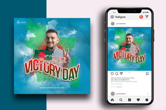 Bangladesh Victory Day Social Media Post Template