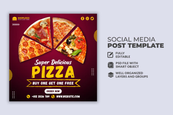 Food Menu Social Media Post Banner Guide for Creators