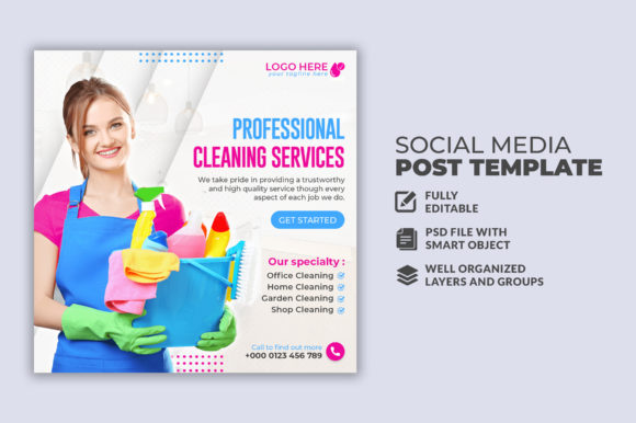 How a Cleaning Service Instagram Banner Template Transforms Your Social Media Presence