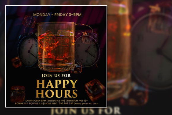 Mastering the Dark Style Happy Hour Social Media Post: A Designer’s Complete Guide