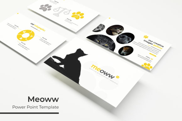 Meoww Power Point Template: 150 Slides for Polished Presentations