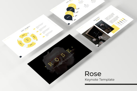 Rose Keynote Template: Design Flexibility Across 150 Slides