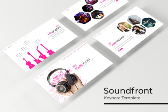 Soundfront Keynote Template for Creative Professionals