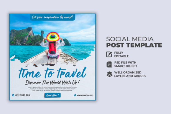 Travel Social Media Banner Templates for Consistent Branding